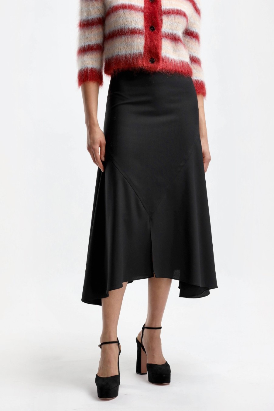 Vetements Marni | Jupe Asymetrique Noire