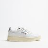 Chaussures Autry | Baskets 01 Low En Blanc/Argente