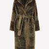Vetements Yves Salomon | Manteau En Peau D'Agneau Classique A Olivier