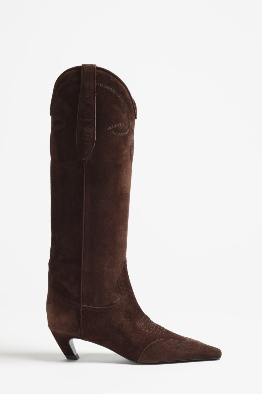 Chaussures Khaite | Bottes Knee High Dallas A Coffee