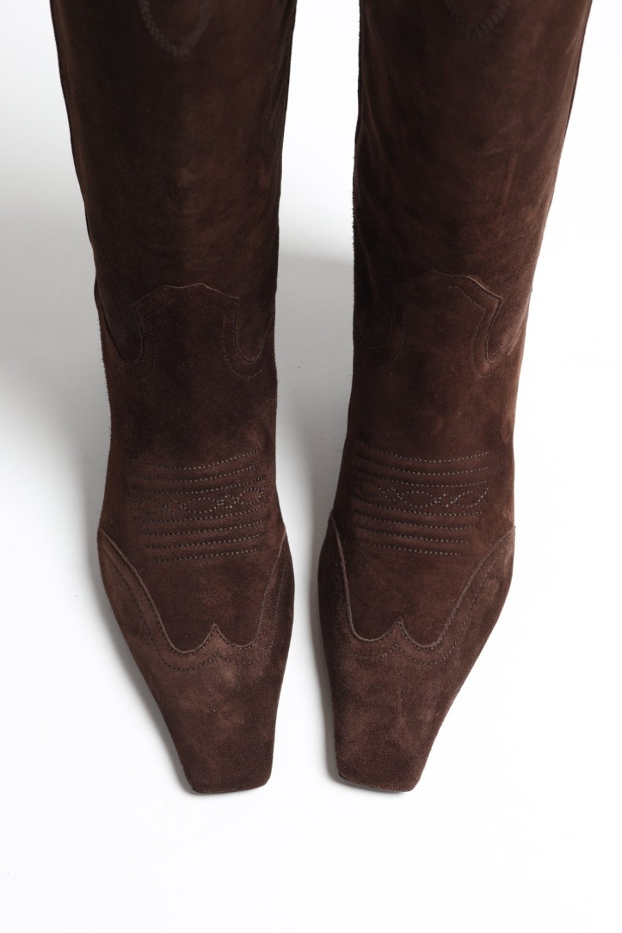 Chaussures Khaite | Bottes Knee High Dallas A Coffee