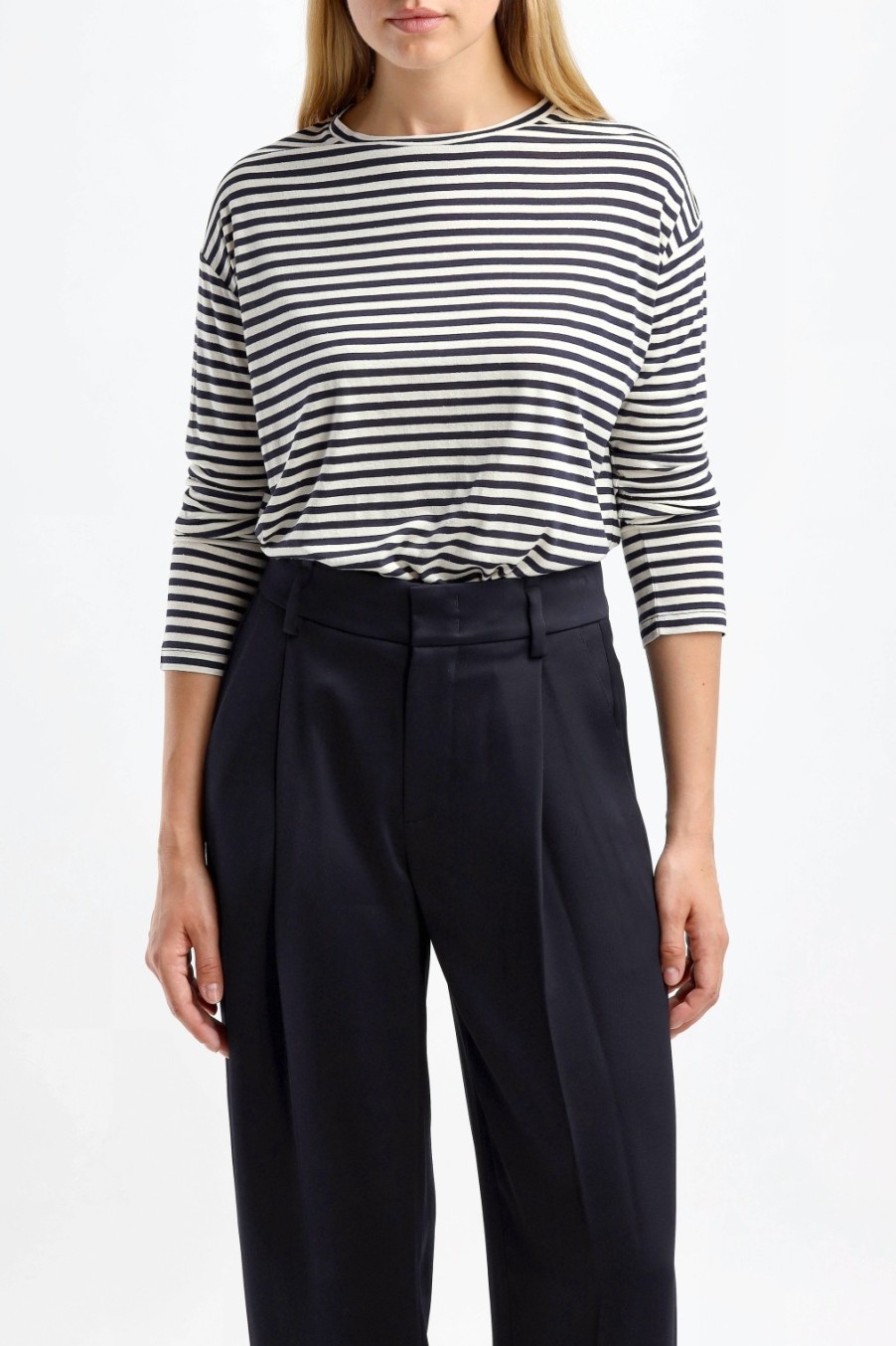 Vetements Vince | T-Shirt A Manches Longues En Enoki/Twilight