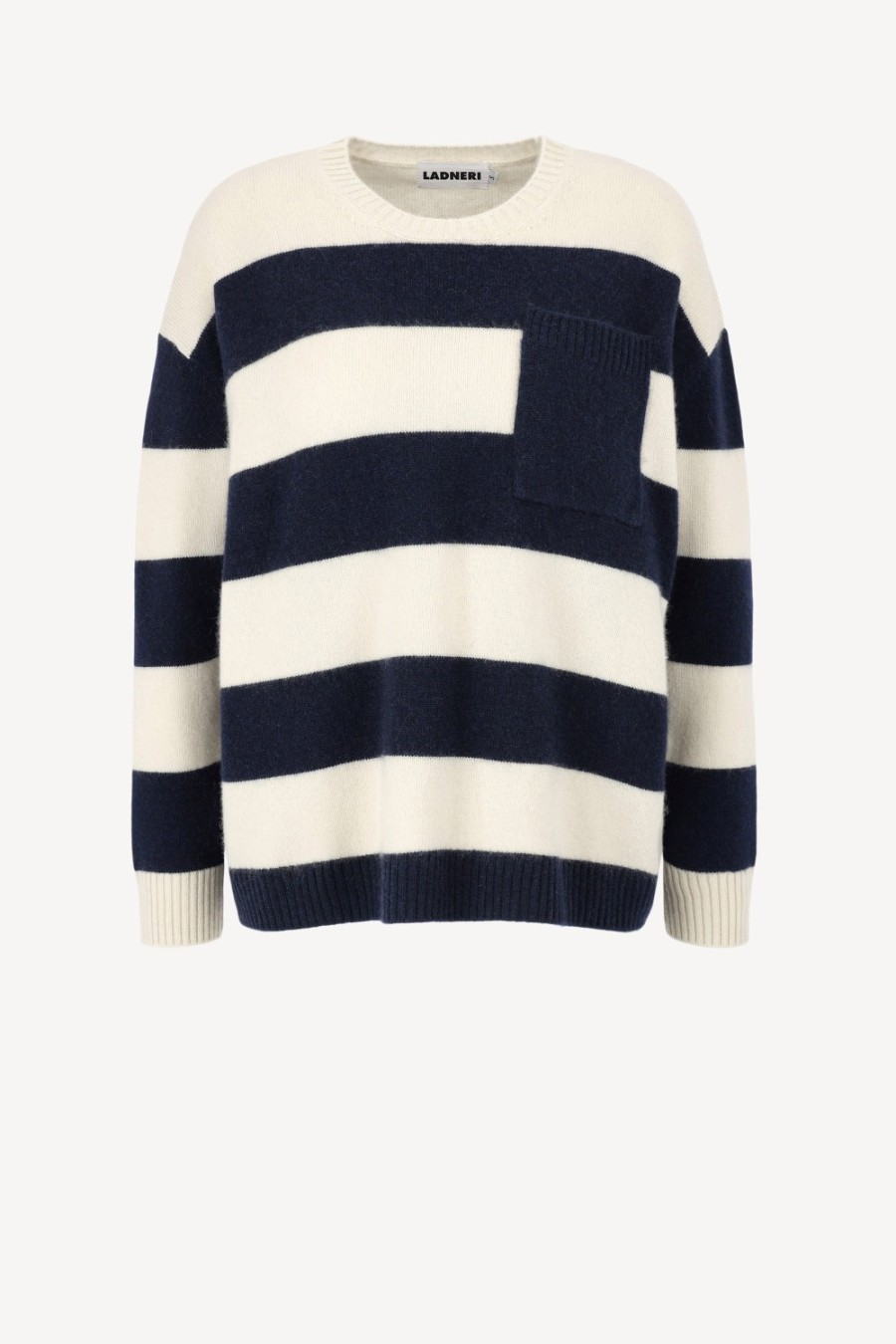 Vetements Ladneri | Pull-Over Stripes En Marine/Blanc