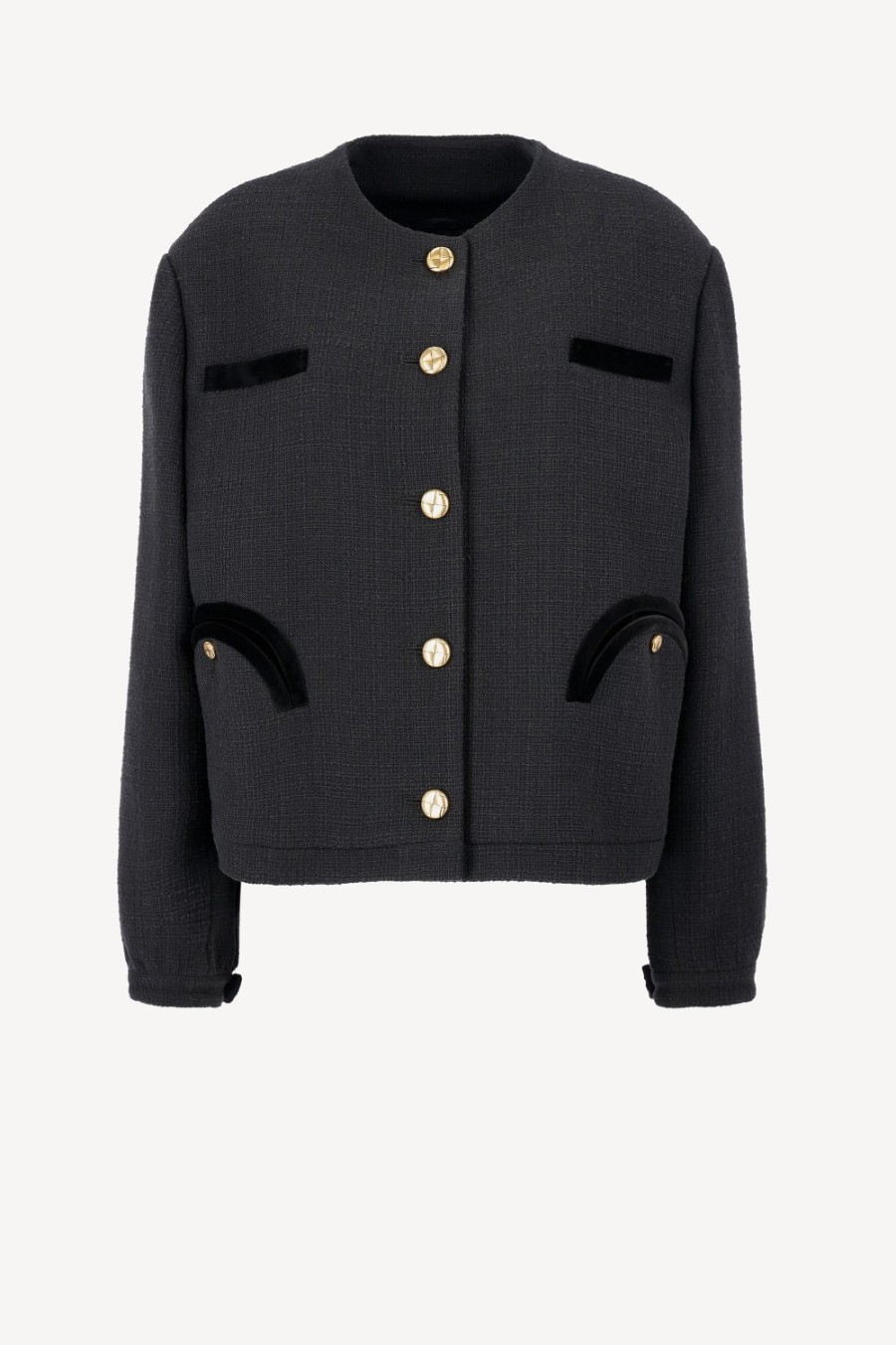 Vetements Blazé Milano | Bolero Miss Gliss En Noir
