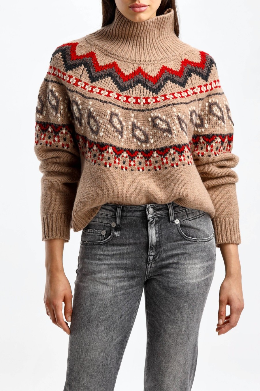 Vetements Alanui | Pull Antarctic En Luli Marron