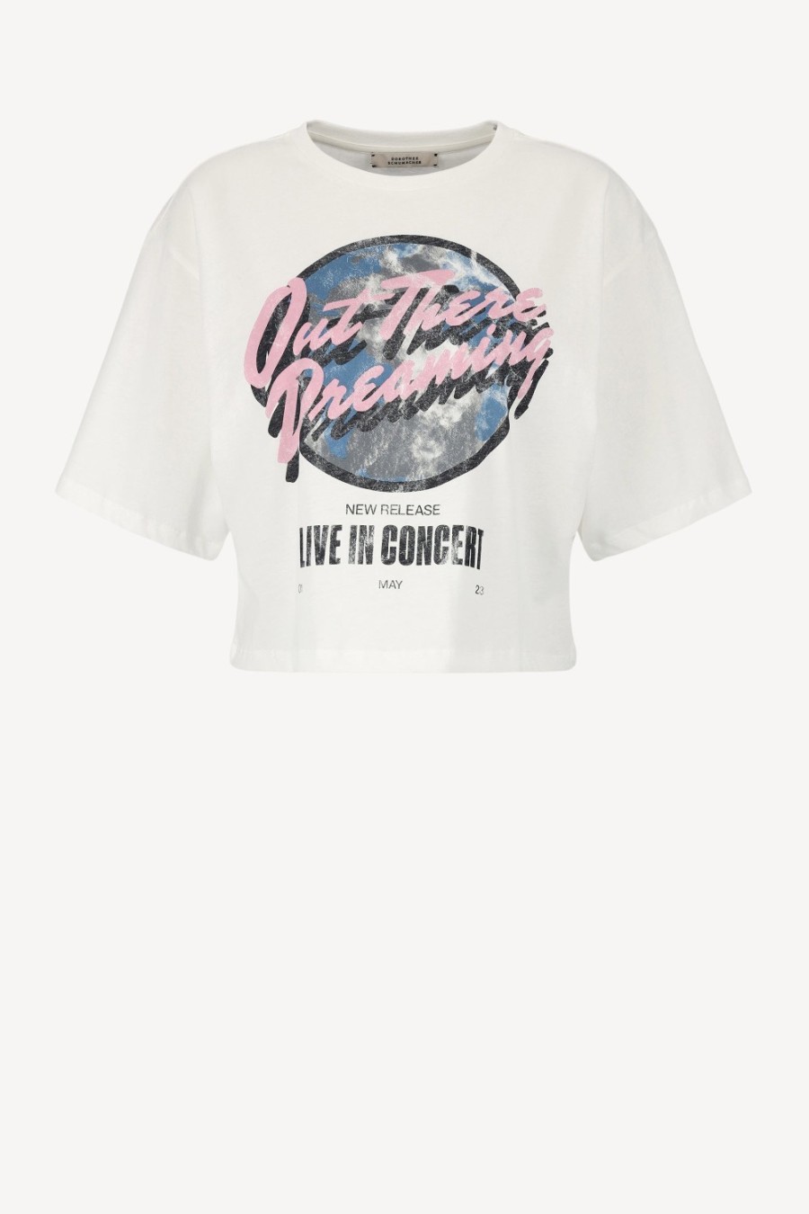 Vetements Dorothee Schumacher | T-Shirt Dreaming In Camellia White (Rever De Camelia)