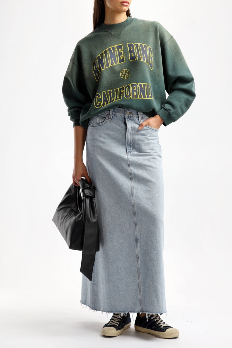 Vetements Anine Bing | Sweat-Shirt Jaci California En Vert