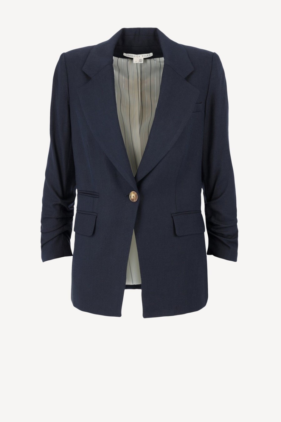 Vetements Veronica Beard | Blazer Battista Dickey En Bleu Marine