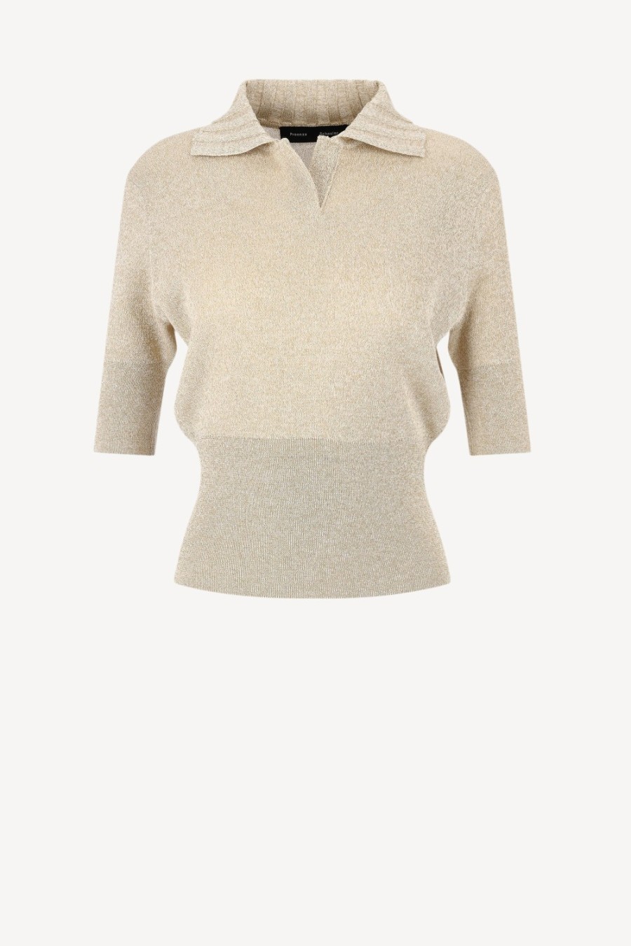 Vetements Proenza Schouler | Polo Metallique En Champagne