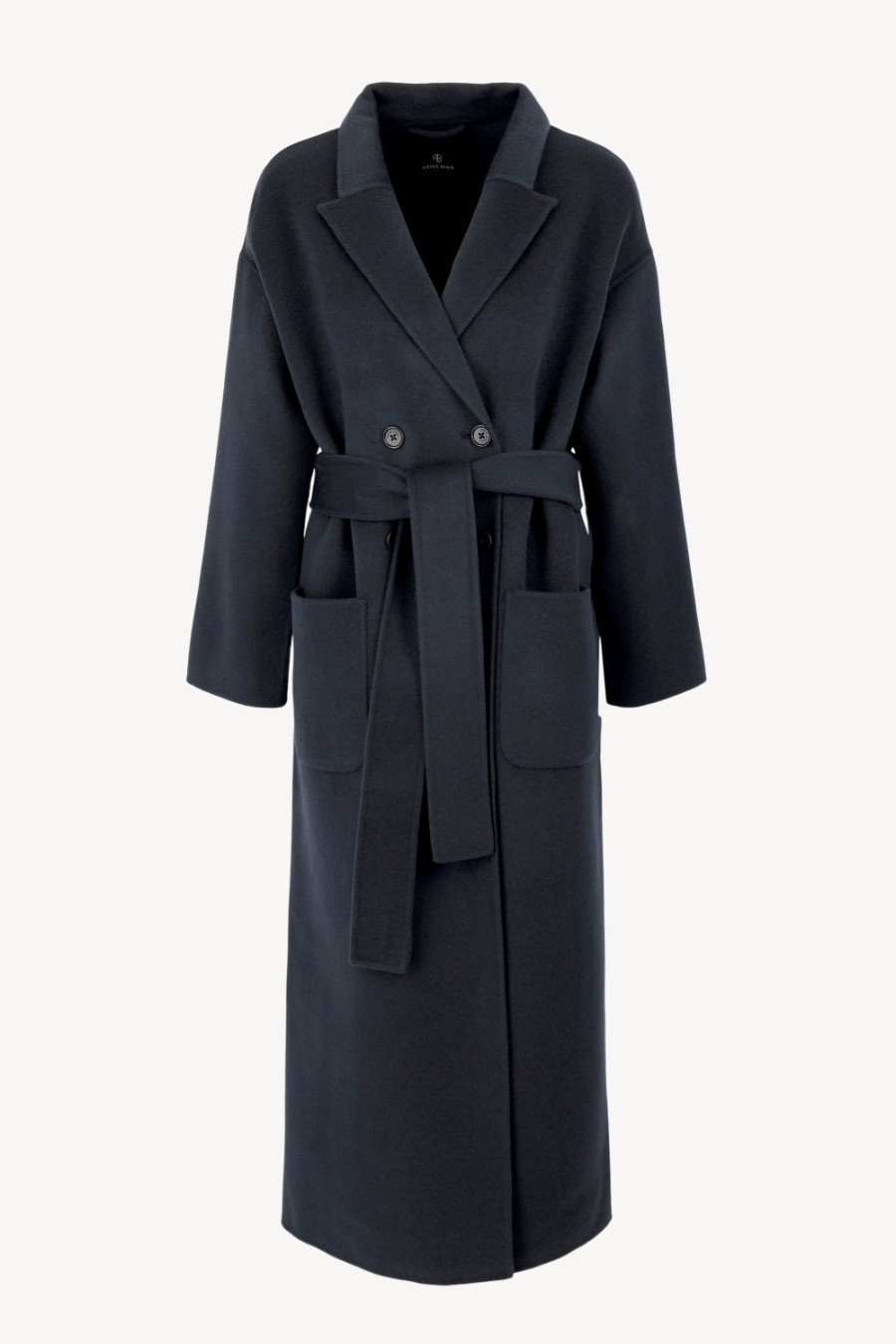 Vetements Anine Bing | Manteau Dylan Maxi En Bleu Marine