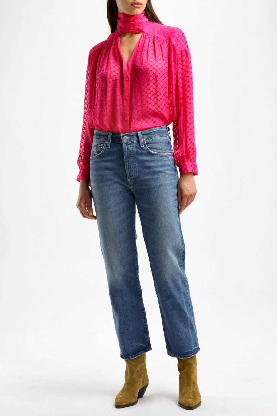 Vetements Lala Berlin | Blouse Berina A Dragonfruit