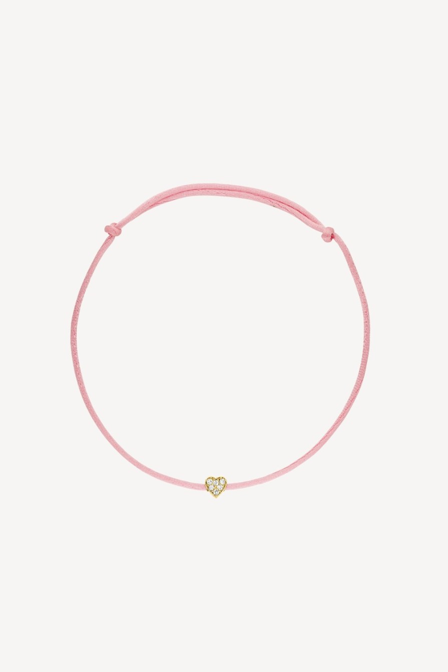 Bijoux Nina Kastens Jewelry | Bracelet Diamond Heart En Rose