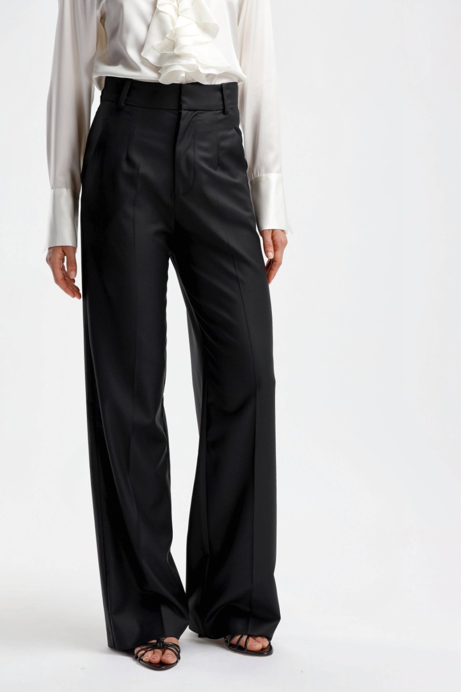 Vetements DMN | Pantalon Lino En Noir
