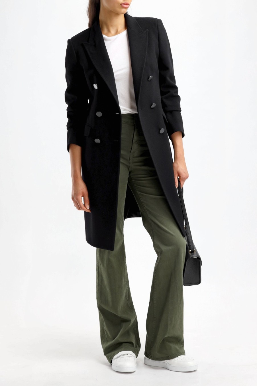 Vetements Tagliatore | Manteau Parigi En Noir