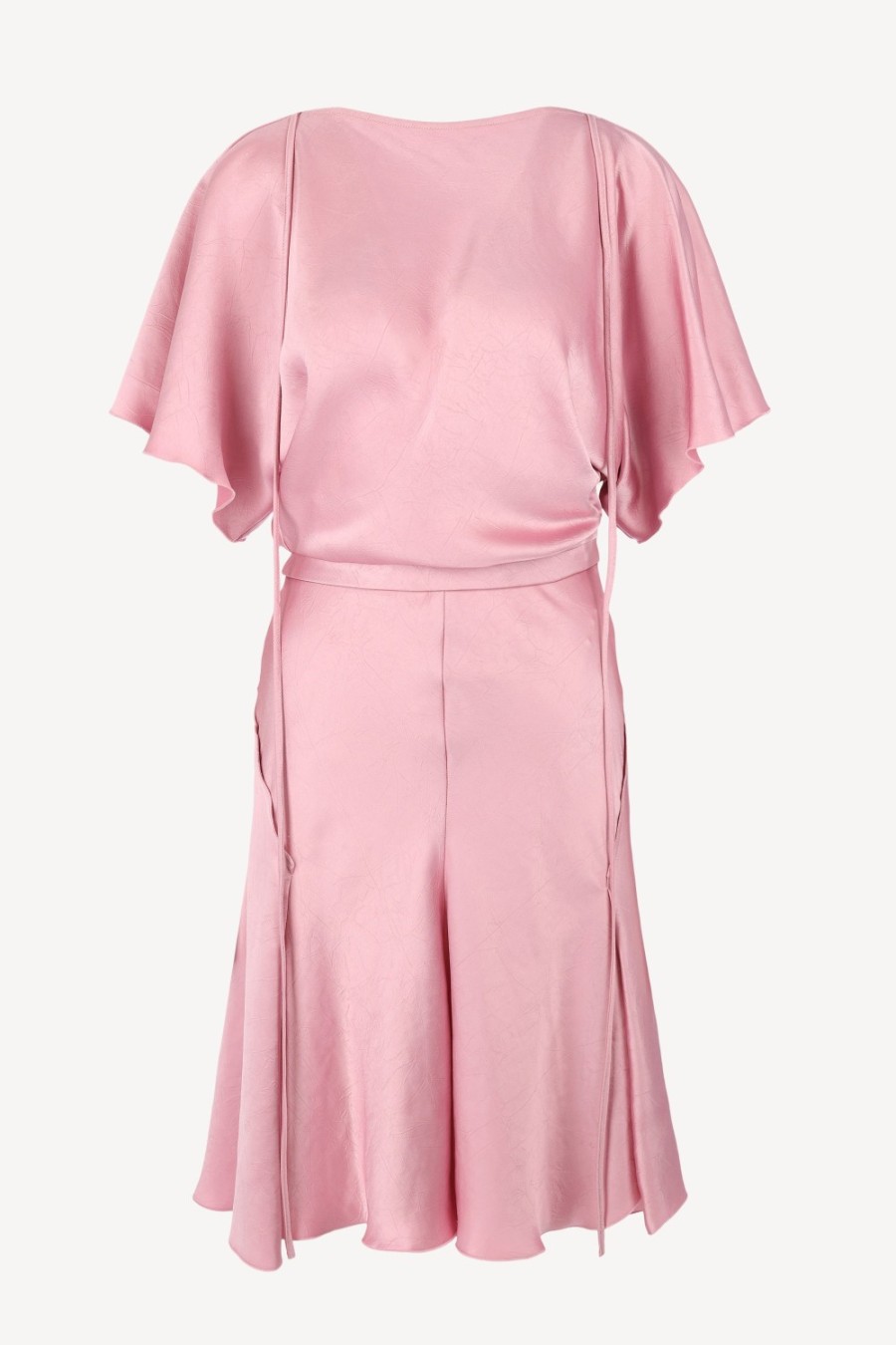 Vetements Victoria Beckham | Robe Draped Cut Out En Rose