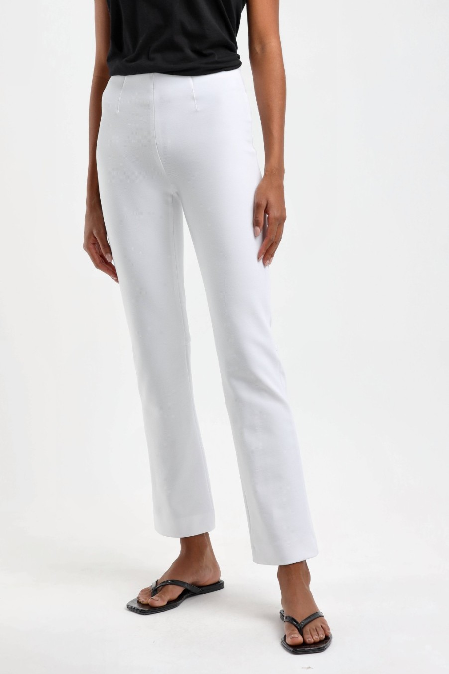 Vetements Seductive | Pantalon Cindessa En Blanc