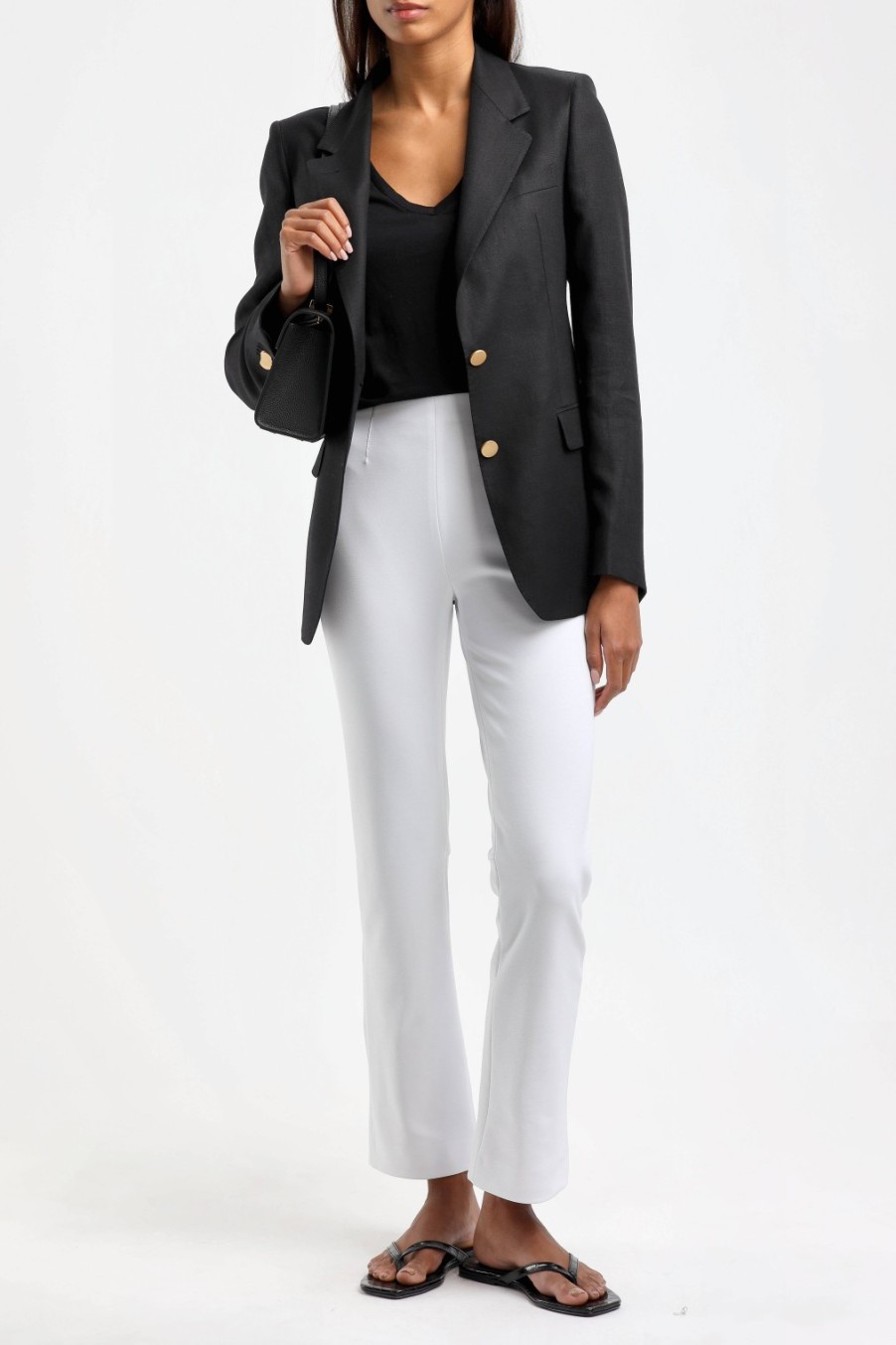 Vetements Seductive | Pantalon Cindessa En Blanc