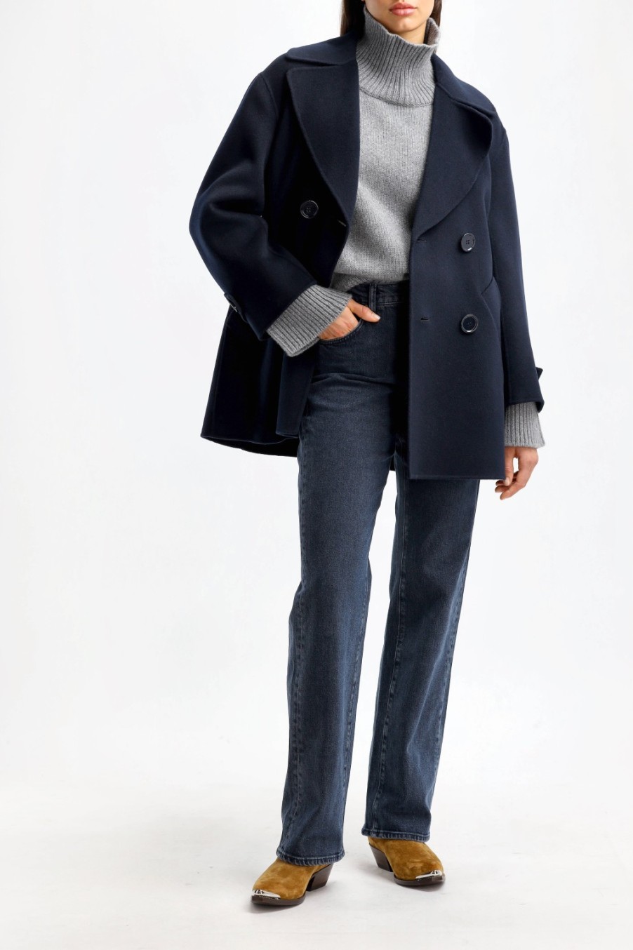 Vetements Van Kukil | Pull-Over Ocean En Gris Majestueux