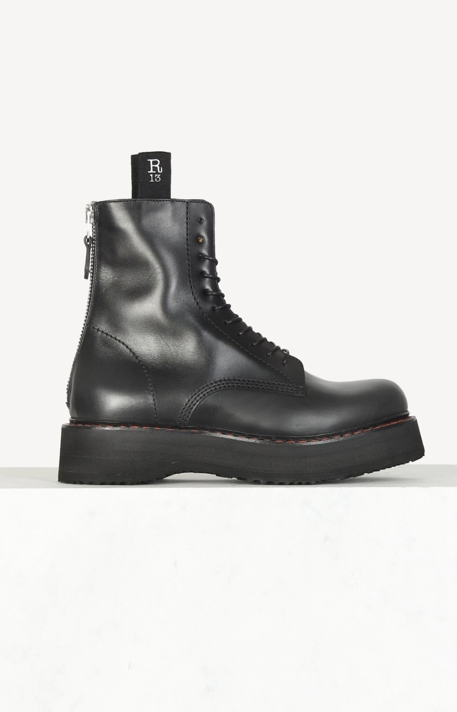 Chaussures R13 | Boots R13 En Noir