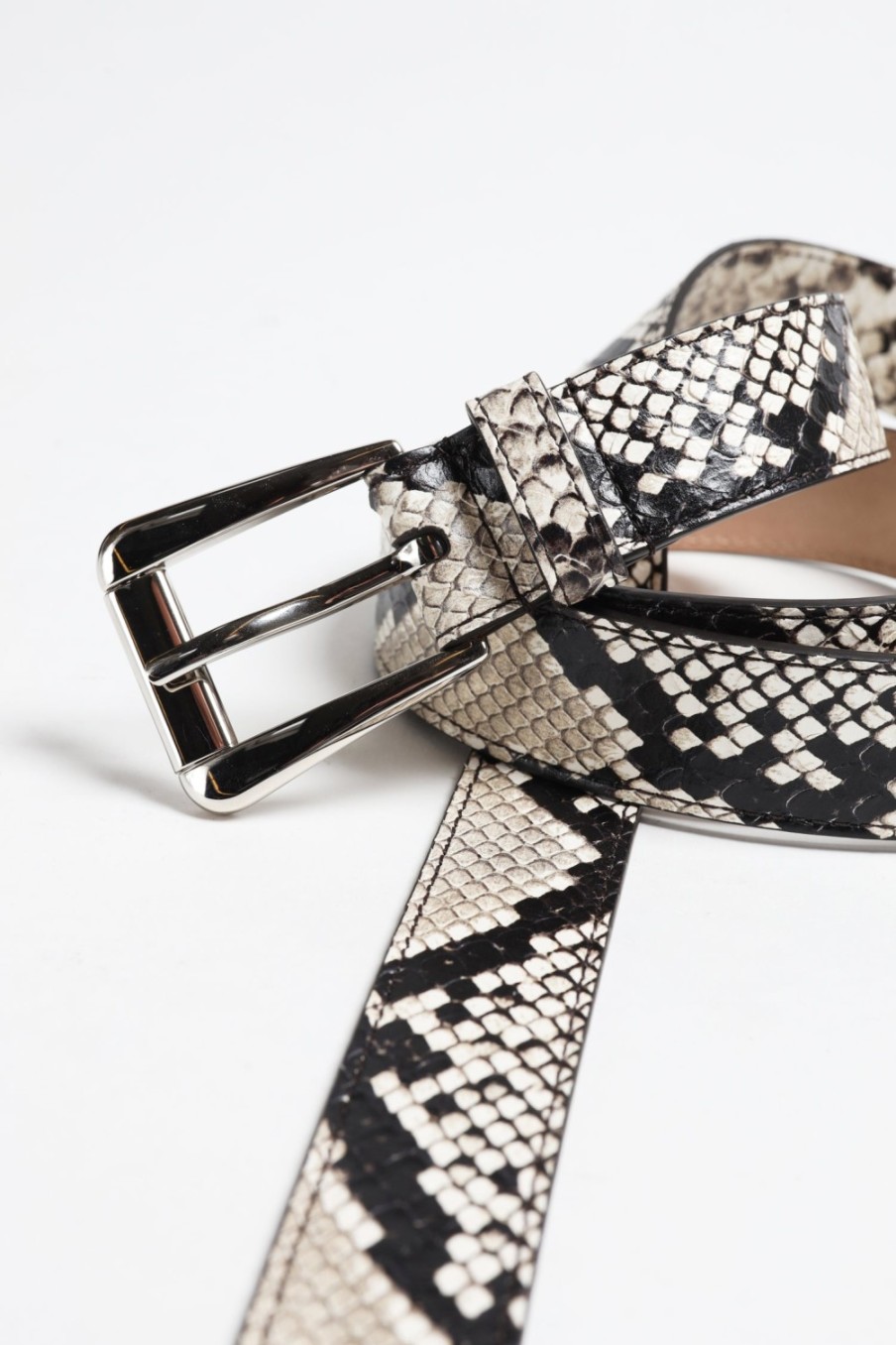 Accessoires Michael Kors Collection | Ceinture Trapeze En Python