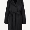 Vetements P.A.R.O.S.H. | Manteau Avec Ceinture Leak En Noir
