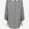 Vetements JW Anderson | Blouse Oversized En Charcoal/Blanc