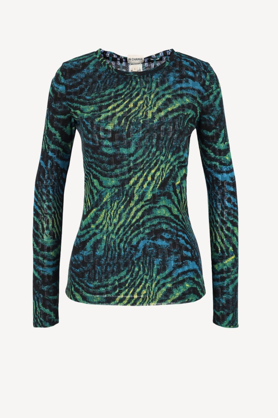 Vetements Diane von Furstenberg | T-Shirt Long Logan En Bleu Moire