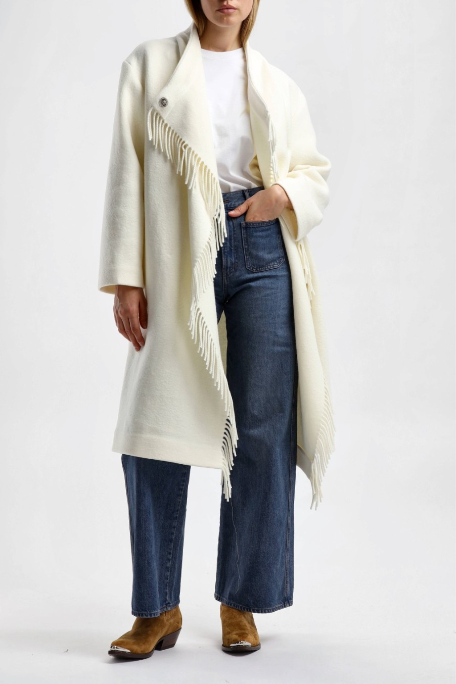 Vetements IRO | Manteau Ricky En Ecru