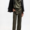 Vetements Christopher Esber | Pantalon En Soie Bias En Seaweed