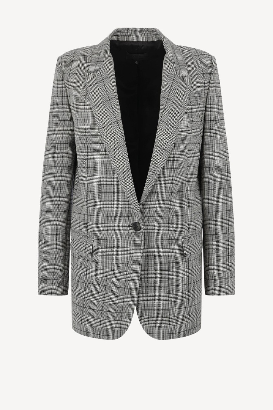 Vetements Nili Lotan | Blazer Diane En Noir/Ivoire