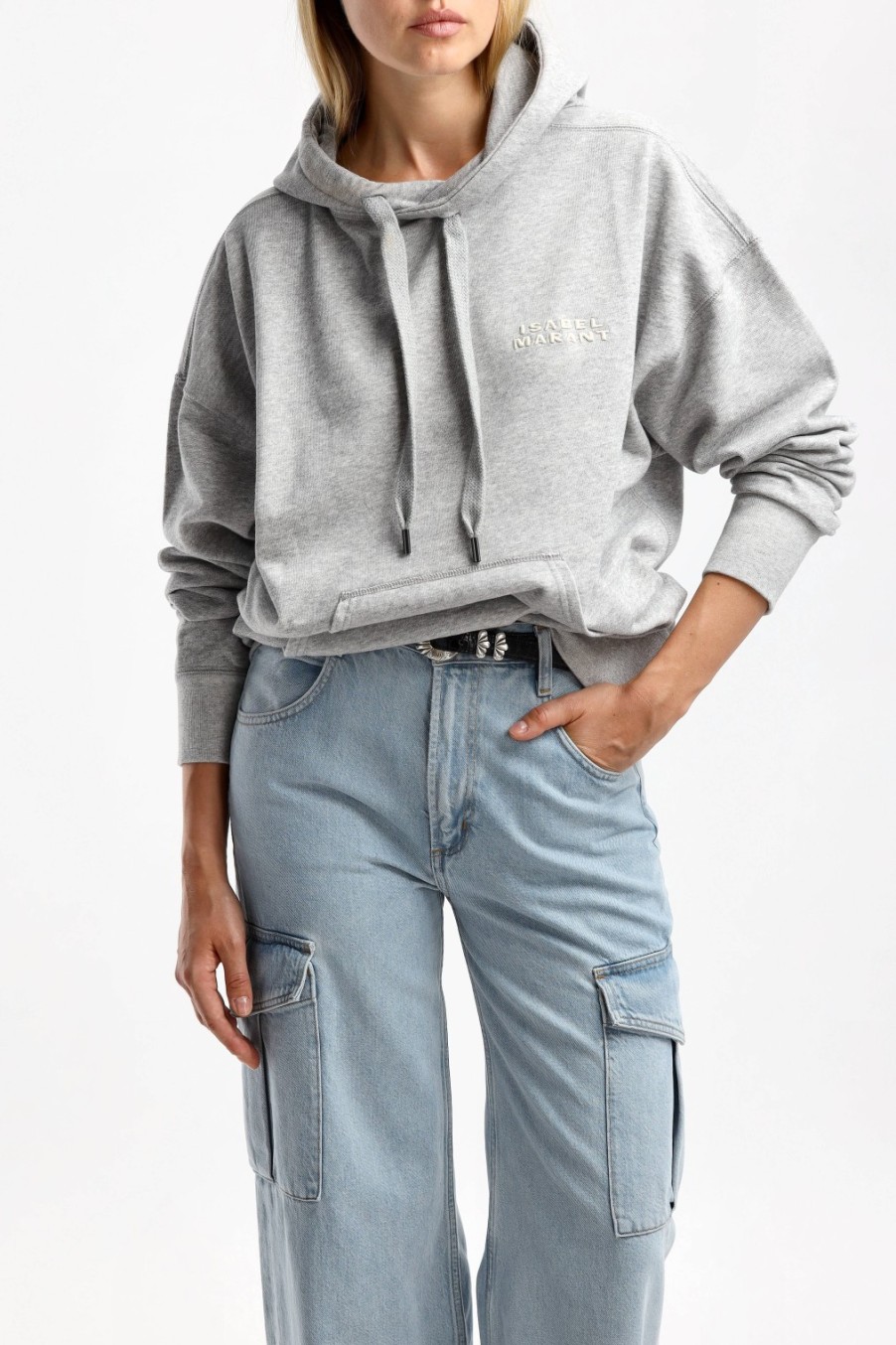 Vetements Isabel Marant | Sweat A Capuche Scott En Gris
