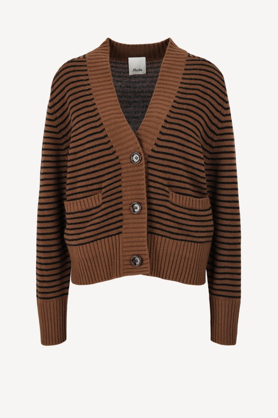 Vetements Allude | Cardigan En Camel/Noir