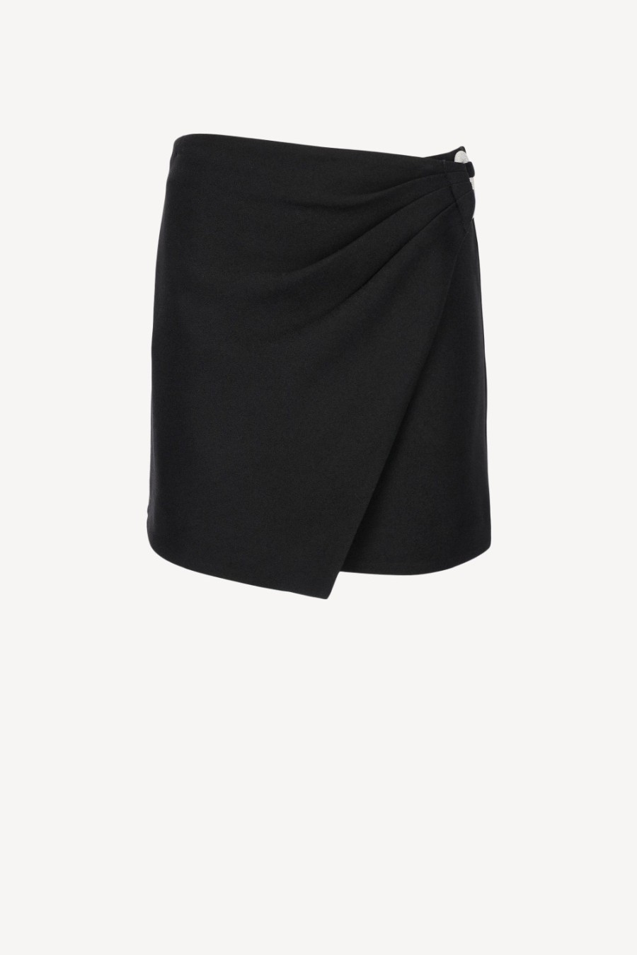 Vetements Simkhai | Jupe Portefeuille Ebony En Noir