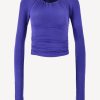 Vetements Victoria Beckham | T-Shirt A Manches Longues En Iris Blue
