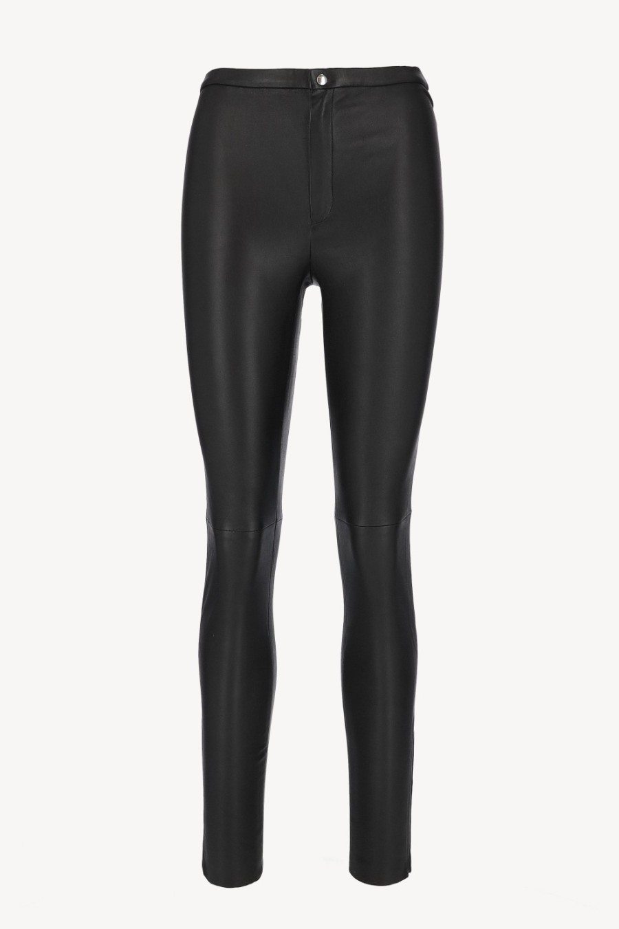 Vetements Stouls | Pantalon En Cuir Maggie 21 En Noir