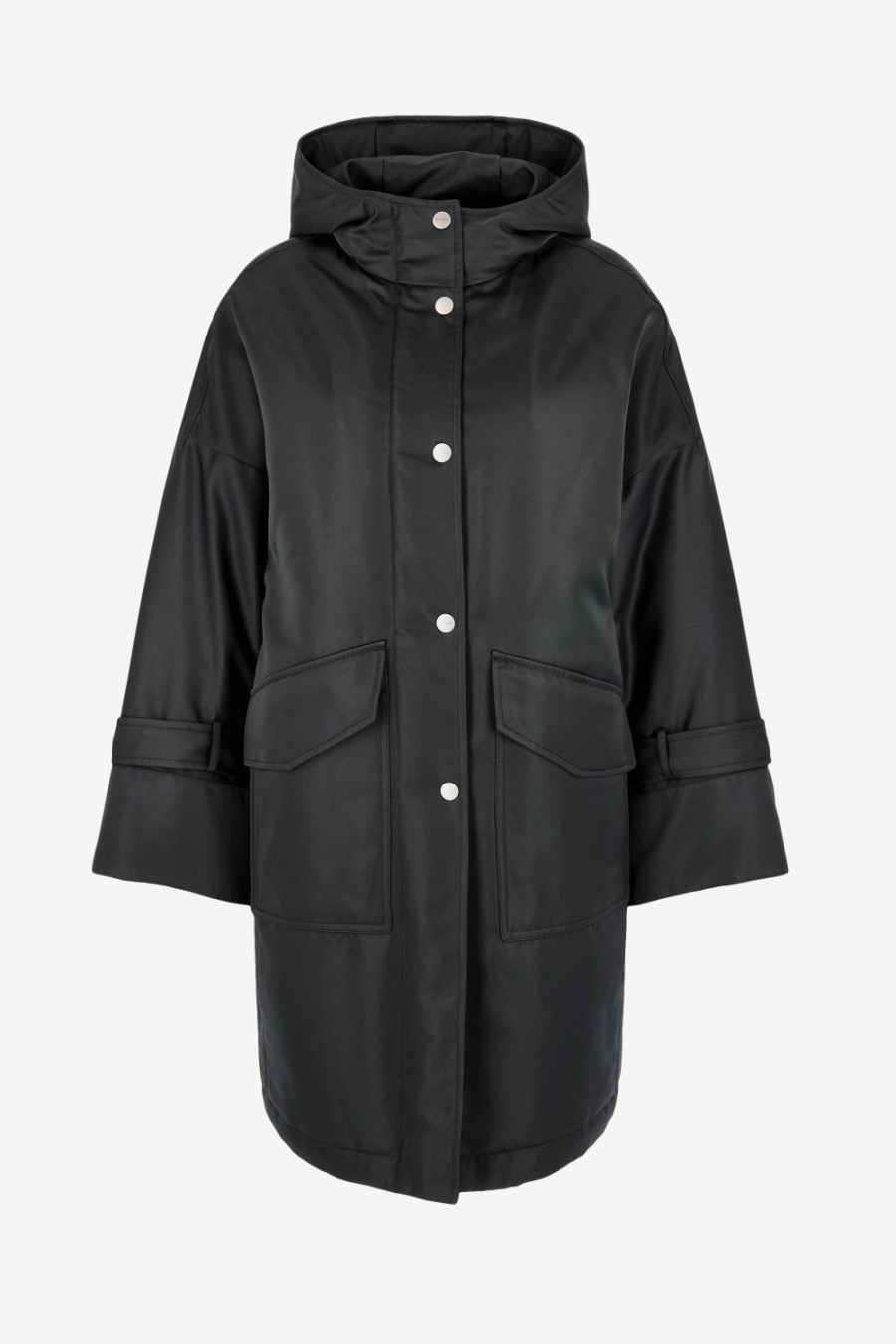 Vetements Ahirain | Veste Parka Techno En Noir