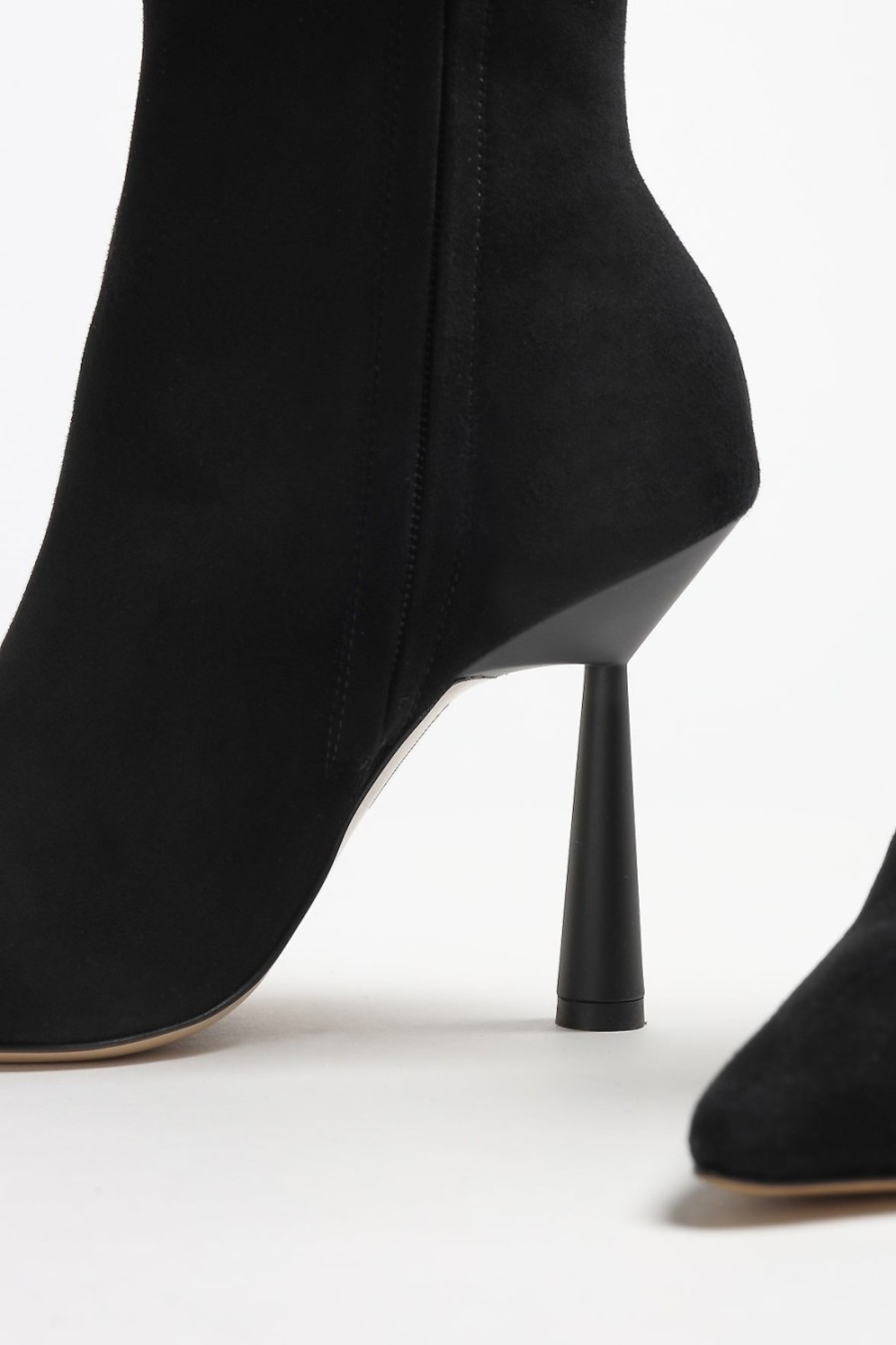 Chaussures Gia x RHW | Bottes Rosie 7 Suede En Noir