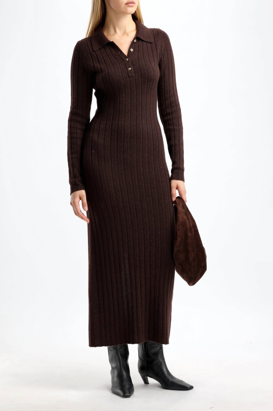 Vetements Khaite | Robe Hans En Bois De Rose
