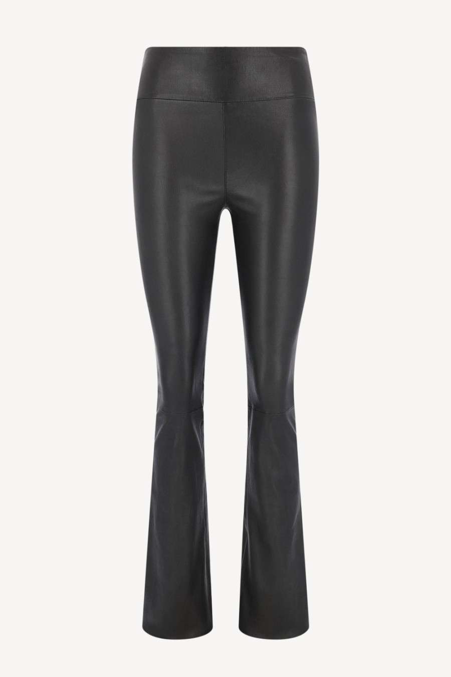 Vetements SPRWMN | Pantalon En Cuir Micro Flare En Noir