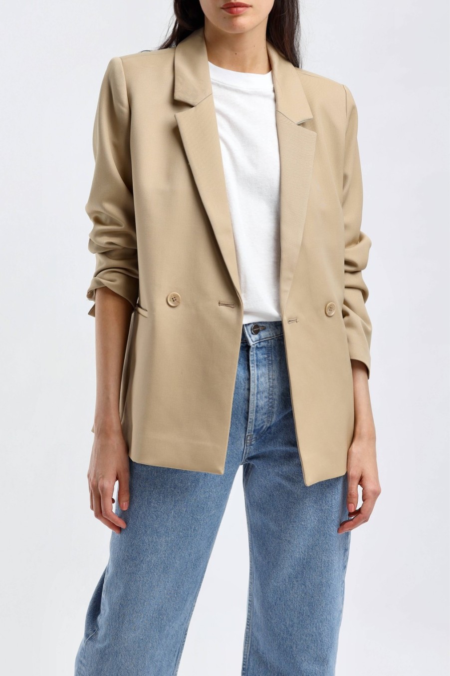 Vetements Anine Bing | Blazer Madeleine En Sable