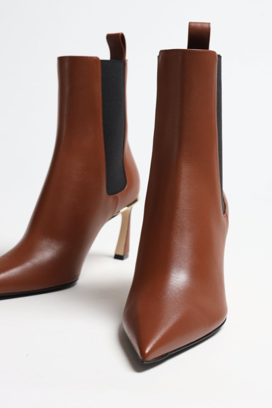 Chaussures Victoria Beckham | Bottines Mid In Tan