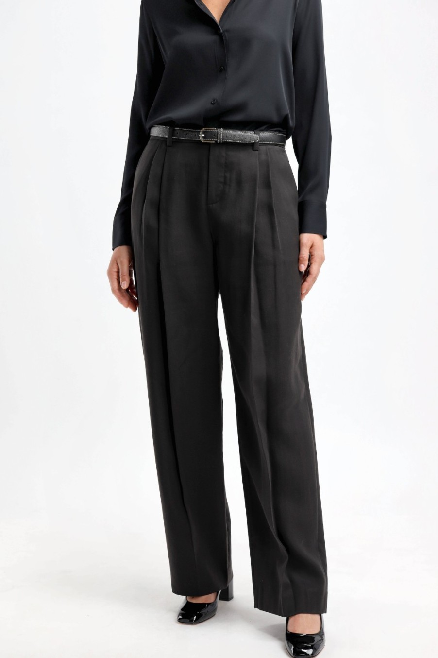 Vetements Vince | Pantalon Drop Waist Noir