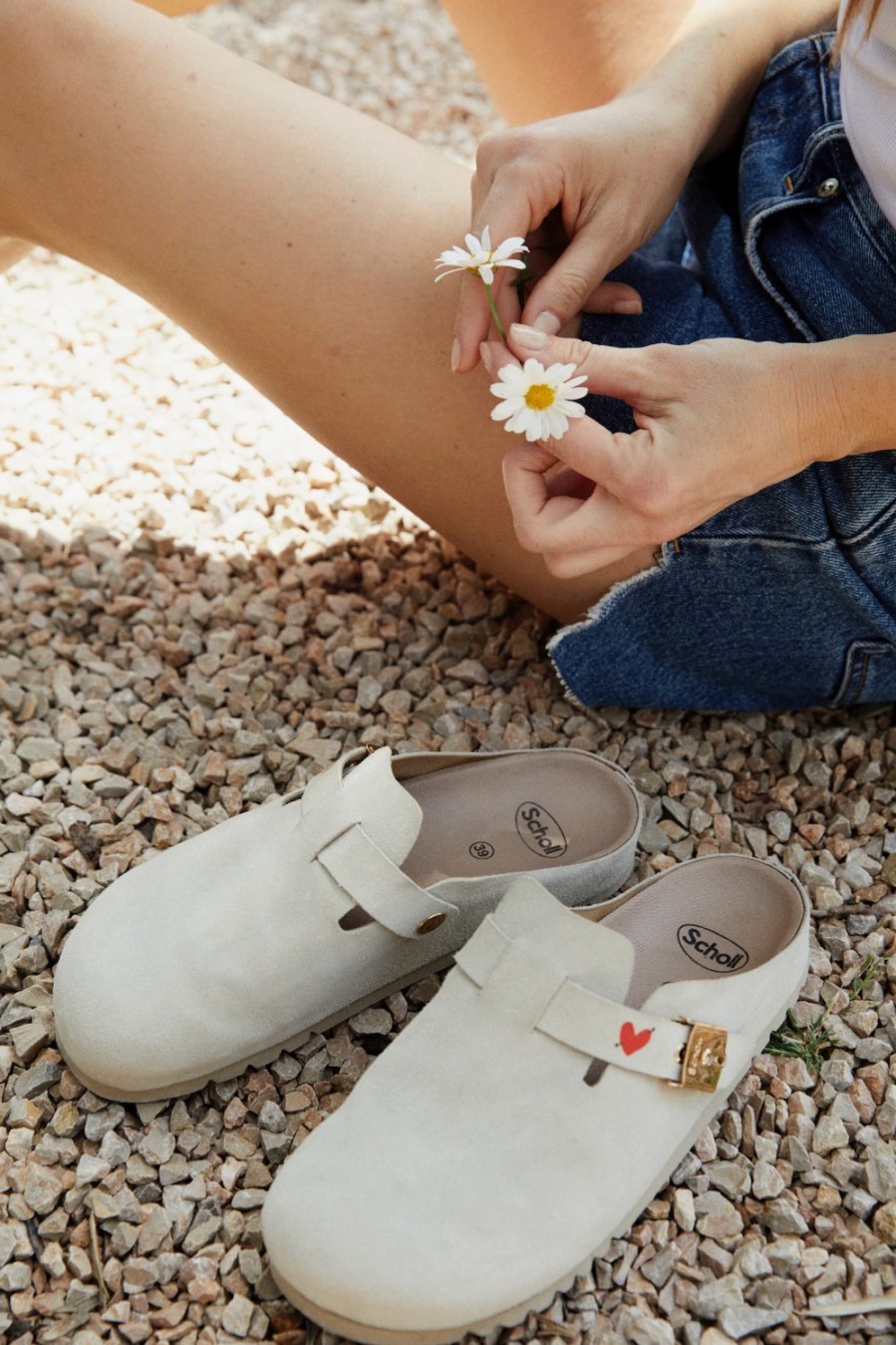 Chaussures Scholl x Anita Hass | Mules Grace En Beige