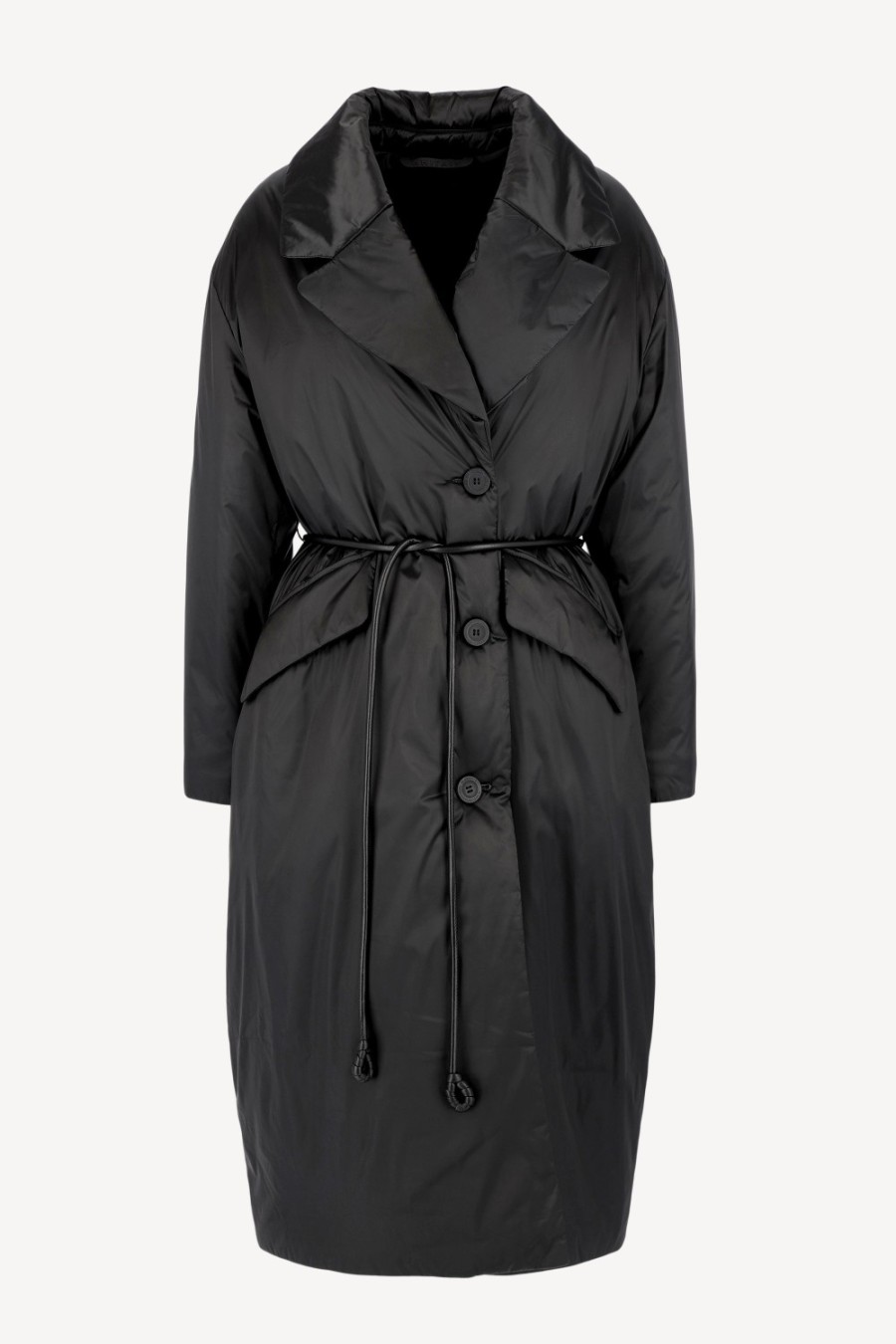 Vetements Ahirain | Manteau Techno Rain En Noir