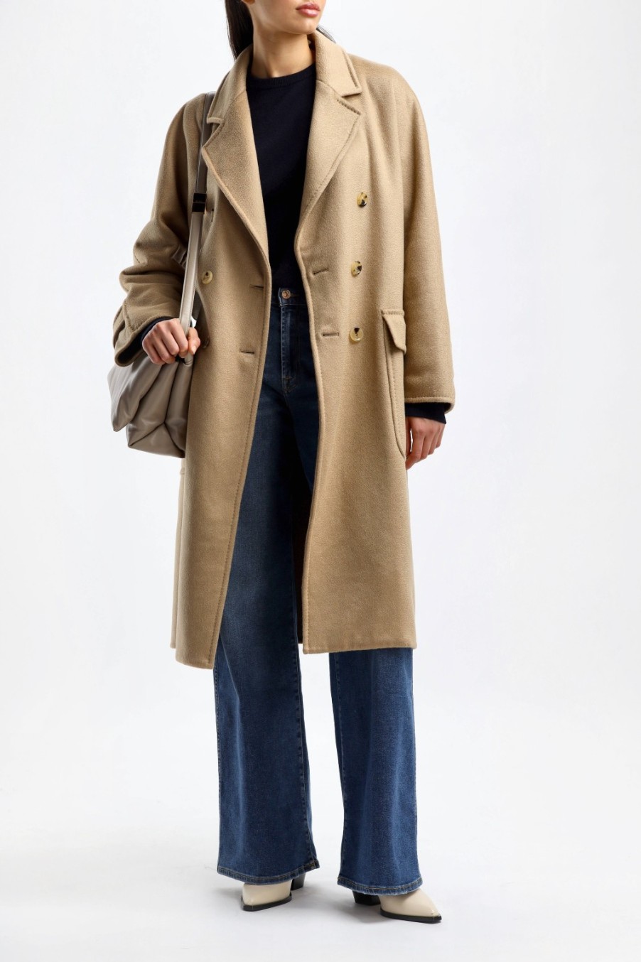Vetements Max Mara | Manteau Renania En Chameau