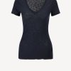Vetements James Perse | T-Shirt Casual En Noir Profond