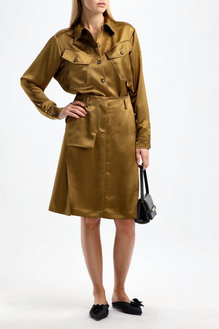Vetements Victoria Beckham | Jupe Utility En Tawny Brown