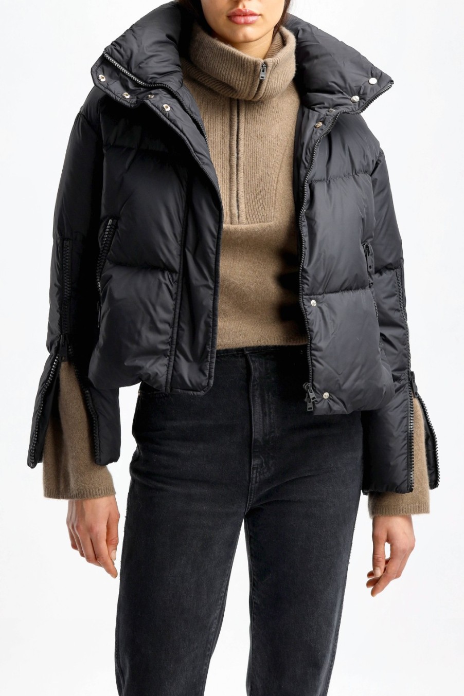 Vetements Herno | Doudoune En Nero Espresso