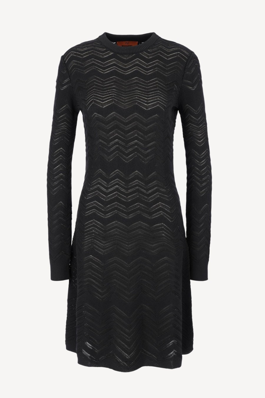 Vetements Missoni | Robe A Manches Longues En Black Beauty