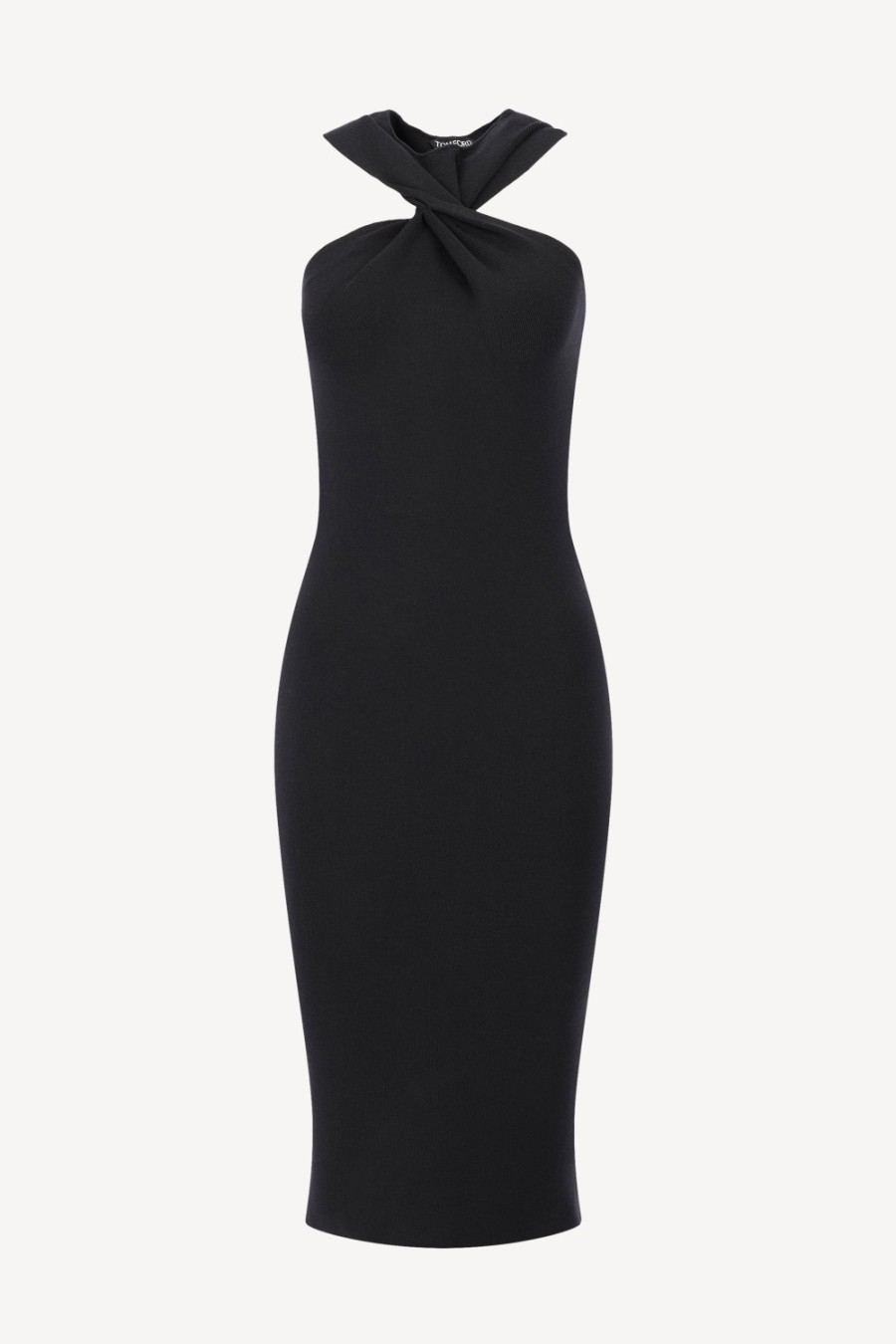 Vetements Tom Ford | Robe Tricotee Halterneck En Noir